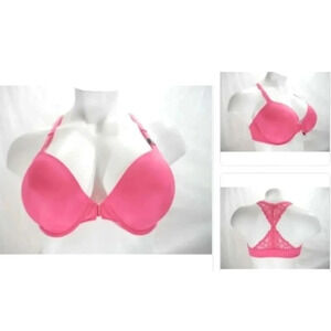 32C Paramour 235047 Abbie Front CloseT-Back Bra‎ Pink NWT